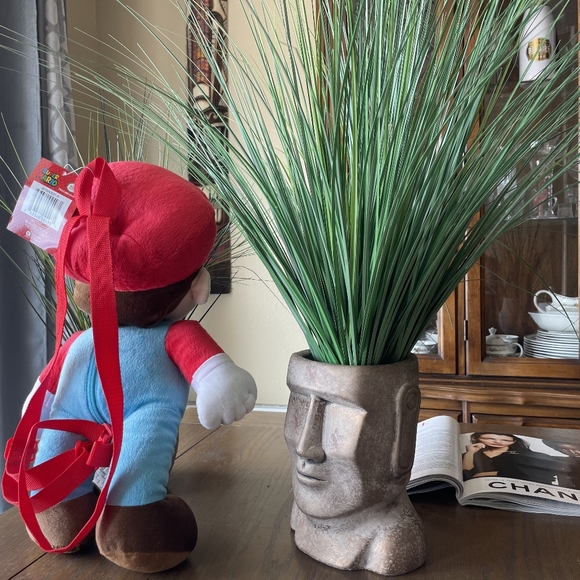 Nintendo Super Mario 🔥 Plush Large 20" Backpack Bag NEW - Picture 3 of 8